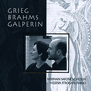 Herman Safonov, Helena Strogan. Grieg, Brahms, Galperin.